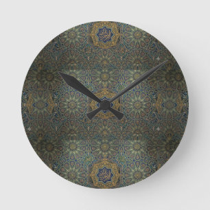 Horloge Ronde Motif Islamique