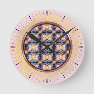 Horloge Ronde Motifs de lumière