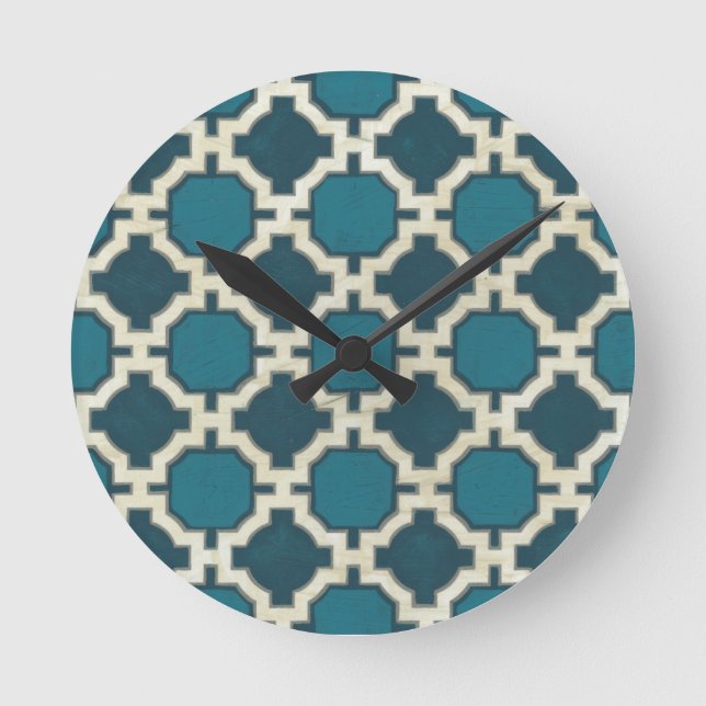 Horloge Ronde Motifs du marché VI (Recto)