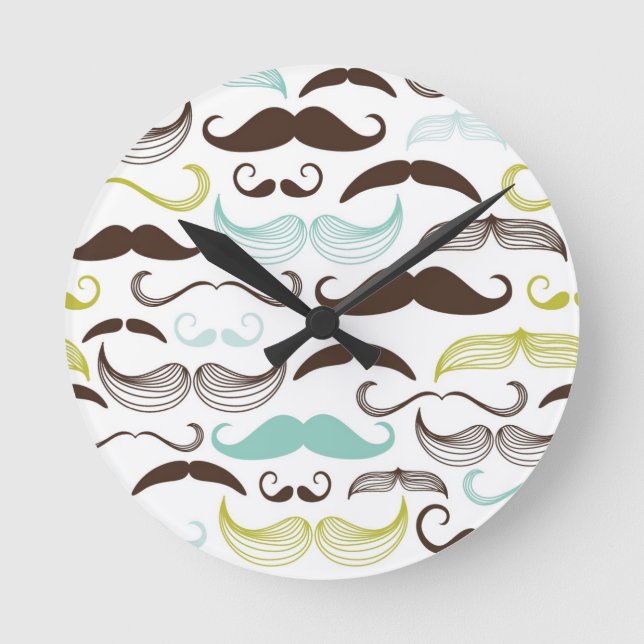 Horloge Ronde Moustache (Recto)