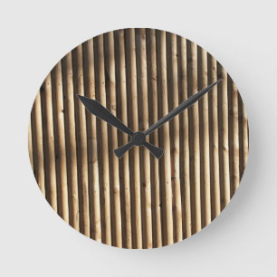 Horloge Ronde mur en bambou