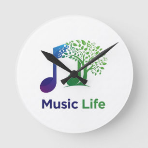 Horloge Ronde Music Life, présente un