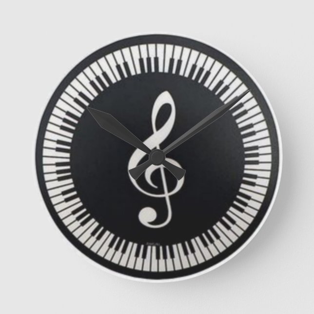 Horloge Ronde Musique (Recto)