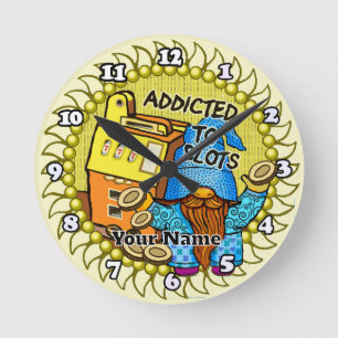 Horloge Ronde Nain de créneaux de joie