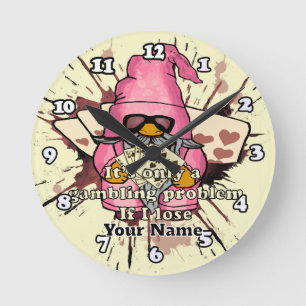 Horloge Ronde Nain de problème de jeu