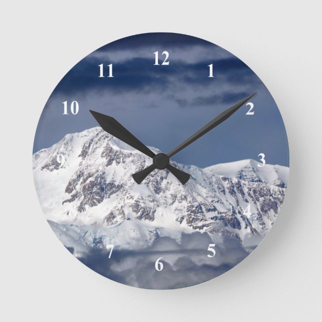 Horloge Ronde Nature Alaska Denali Paysage photo (Recto)