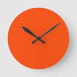 Horloge Ronde Neon, Ensemble Vivid Orange Cornhole
