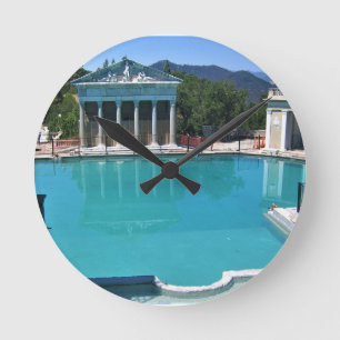 Horloge Ronde Neptune pool at Hearst Castle, San Simeon, CA