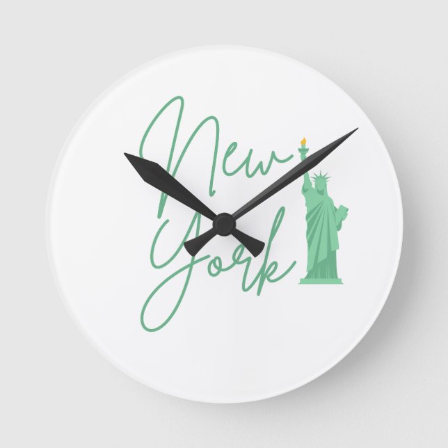 HORLOGE RONDE NEW YORK (Recto)