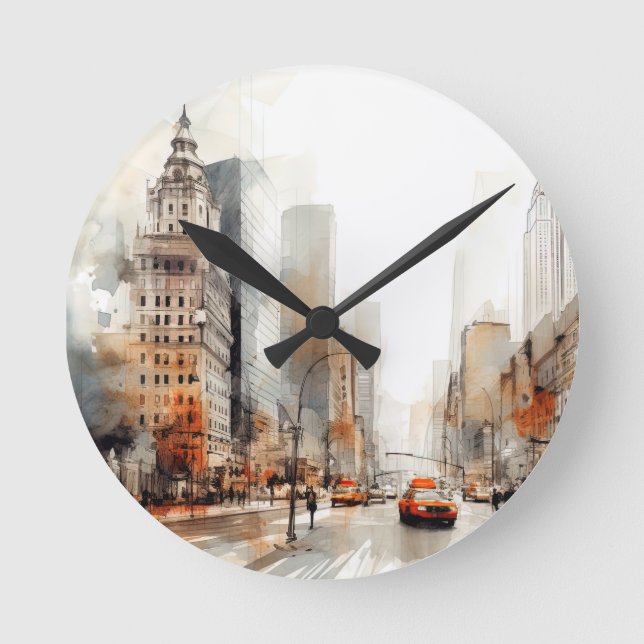 Horloge Ronde New York (Recto)