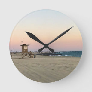 Horloge Ronde Newport Beach at Sunset, Californie