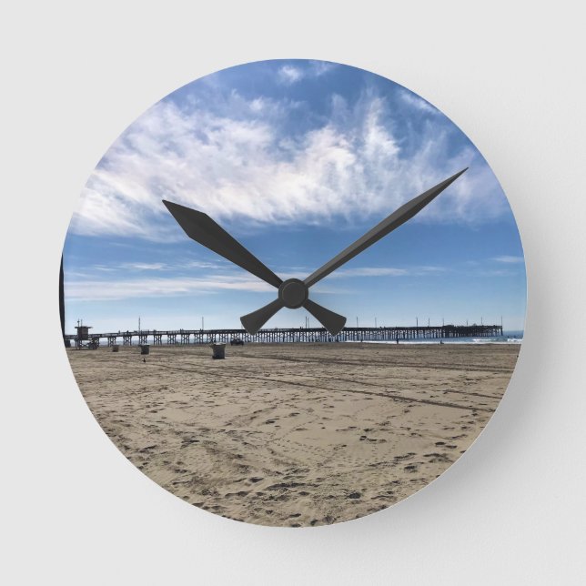 Horloge Ronde Newport Pier, Newport Beach, Californie (Recto)
