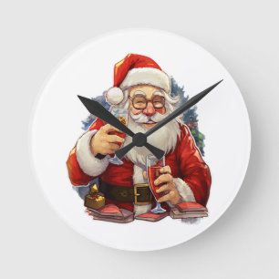 Horloge Ronde Noël