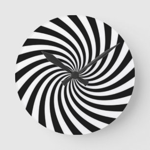 Horloge Ronde Noir et blanc
