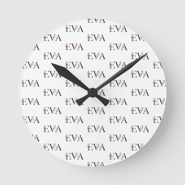 Horloge Ronde Nom, Eva (Recto)