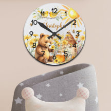 Nom personnalisé Honey Bees Teddy Bear Nursery