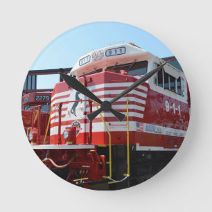 Horloge Ronde Norfolk Southern Railway 911 Locomotive diesel