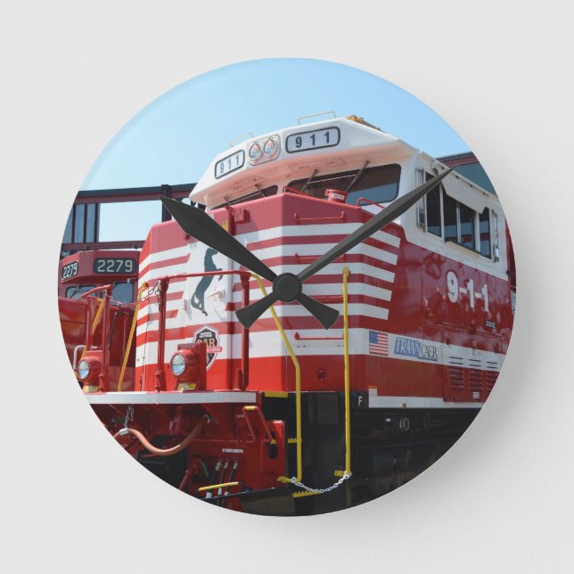 Horloge Ronde Norfolk Southern Railway 911 Locomotive diesel (Recto)