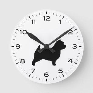 Horloge Ronde Norwich Terrier Dog Breed