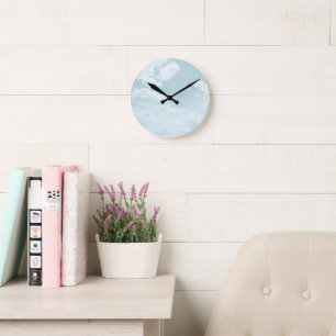 Horloge Ronde Nuages de rêve 14 #nature #art