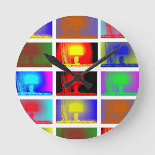 Horloge Ronde Nucléaire l'horloge de bombe atomique