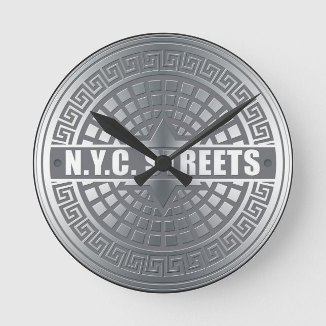 Horloge Ronde NYC du trou (Recto)