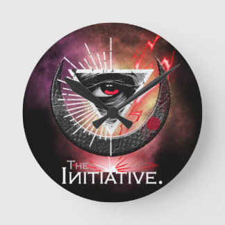 Horloge Ronde OEil de l'initiative Base cosmique