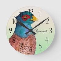 Oiseau faisan Aquarelle Montre Peinture