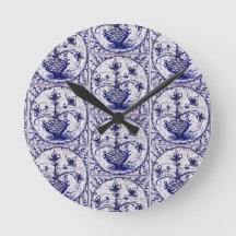 Old North German tile, vintage ceramic tile