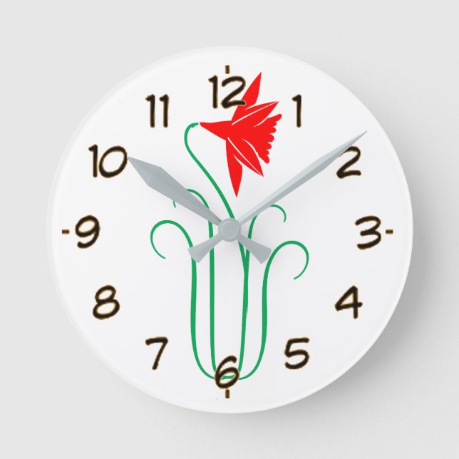 Horloge Ronde One ELEGANT Flower Show (Recto)