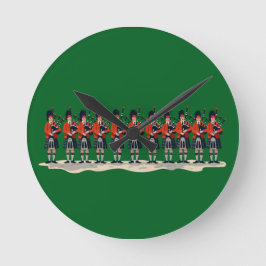 Horloge Ronde Onze Pipe Les Apôtres Fidèles Coupé 2