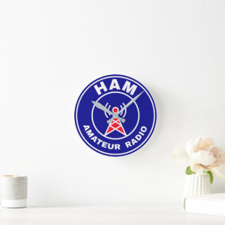 Horloge Ronde Opérateur d'antenne de radio amateur DX Signal