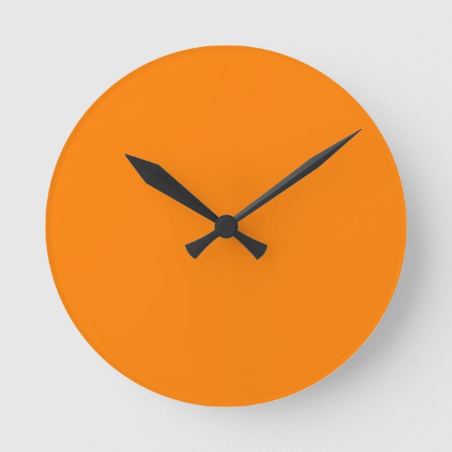 Horloge Ronde Orange (Recto)