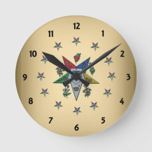 Horloge Ronde Ordre De L'Étoile Orientale