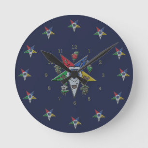 Horloge Ronde Ordre De L'Étoile Orientale