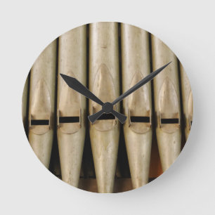 Horloge Ronde organe Pipes Clock