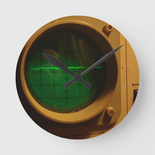 Horloge Ronde Oscilloscope analogue 1964 (Recto)