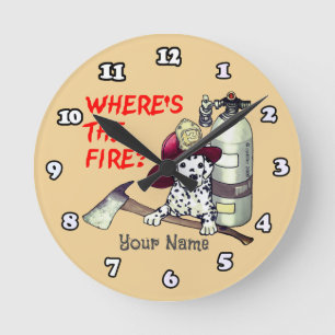 Horloge Ronde Où est l'incendie Pompiers
