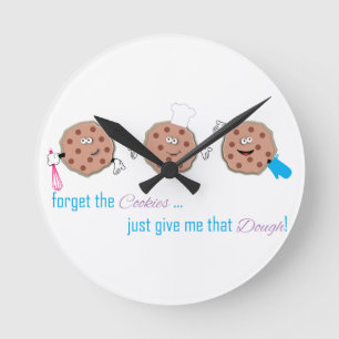 Horloge Ronde Oubliez les cookies