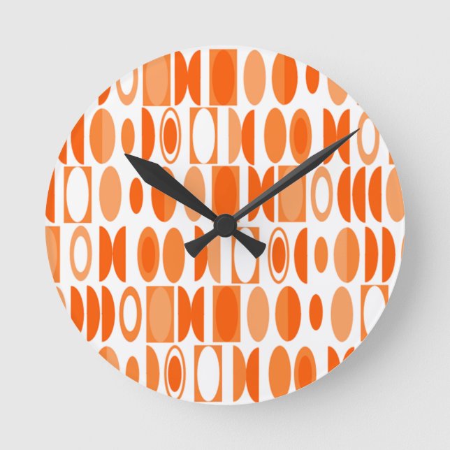 Horloge Ronde Ovales Art déco (Recto)