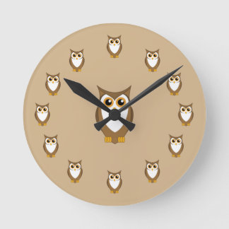 Horloge Ronde Owl Kitchen Wall Clock Owl Lover