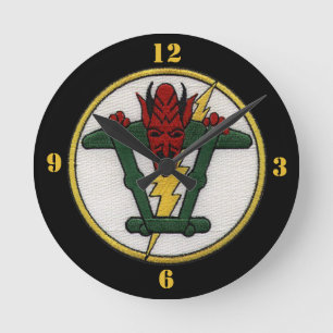 Horloge Ronde P-38 Éclair Devil à queue rousse