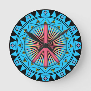 Horloge Ronde Paix ~ Soleil