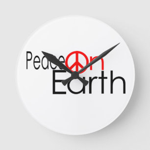 Horloge Ronde Paix sur Terre