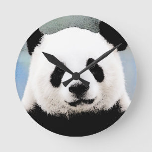 Horloge Ronde Panda