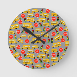 Horloge Ronde Panneau lumineux de signalisation routière de l'éc