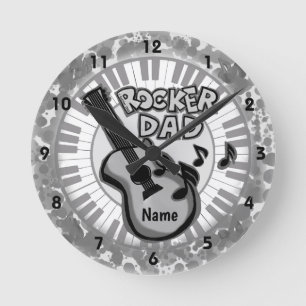 Horloge Ronde Papa Rocker