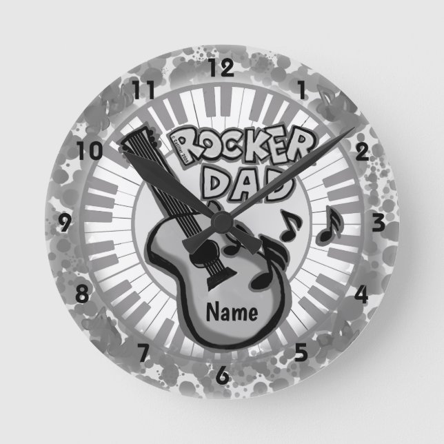 Horloge Ronde Papa Rocker (Recto)