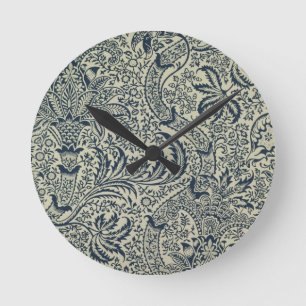 Horloge Ronde Papier peint avec la conception de style d'algue