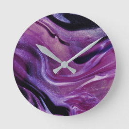 Horloge Ronde Papiers Cadeaux Abstraits 18